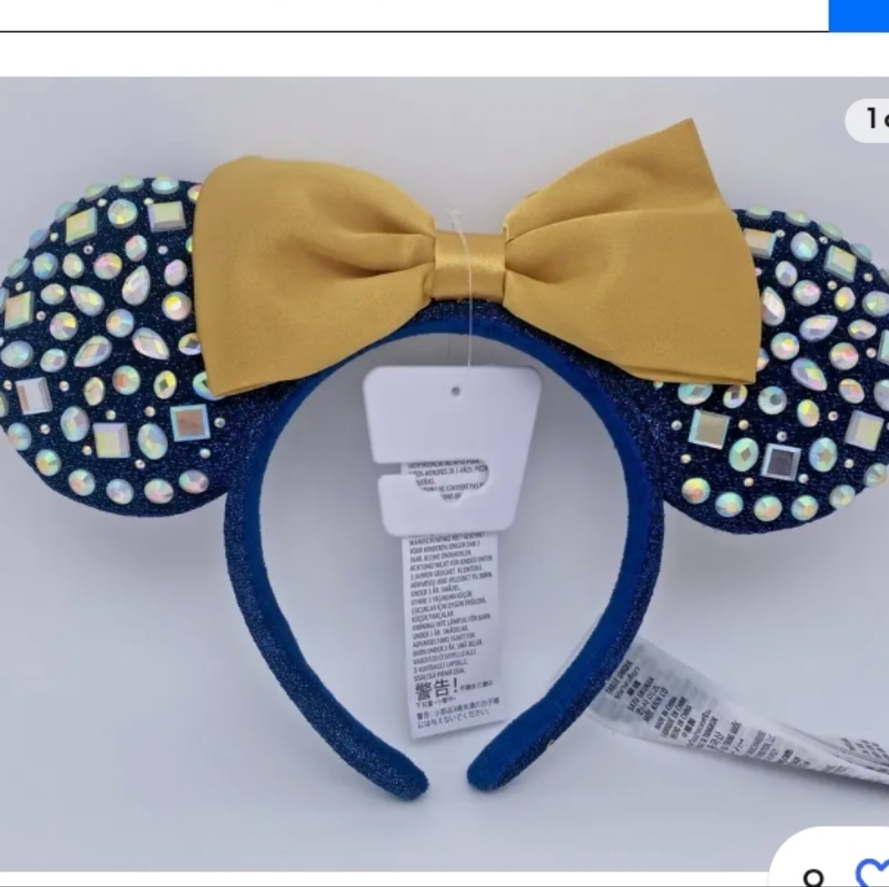 Disney Parks WDW 50th Anniversary jeweled ears